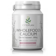 Kalcis „Wholefood calcium“ iš jūros dumblių. Maisto papildas (60kaps.)
